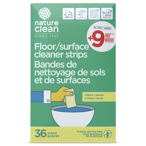 Floor/Surface Cleaner Strips - Fresh Lemon