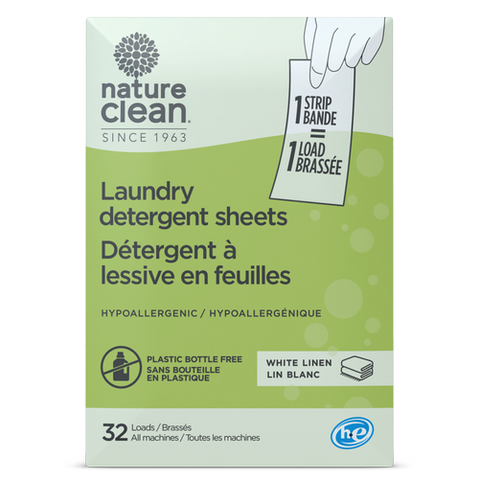 Laundry Detergent Sheets - White Linen