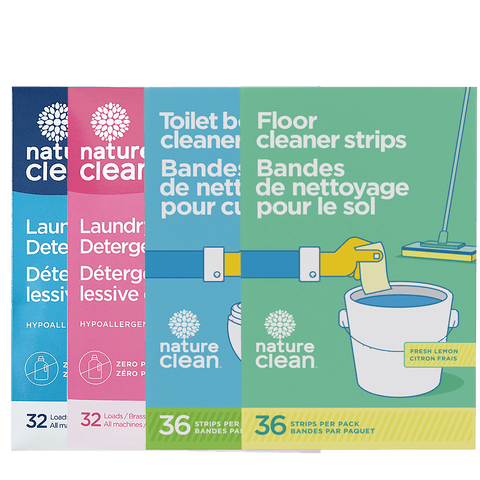Plastic Free Packaging Laundry & Cleaning Bundle